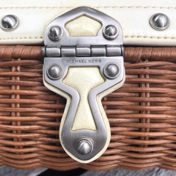 Michael Kors Santorini Rattan Clutch - Picture 3 of 4